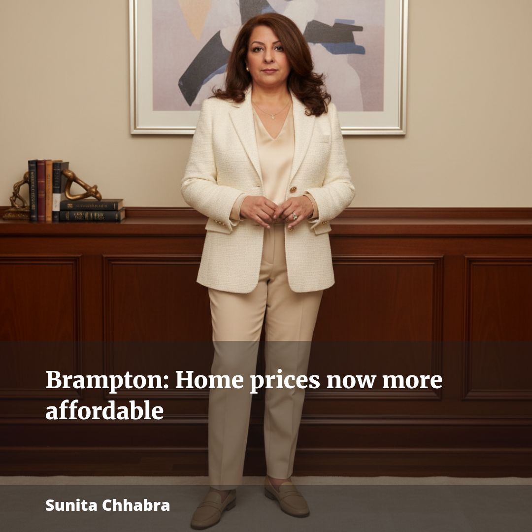 Brampton Buyers: Home Prices Just Got More Affordable
